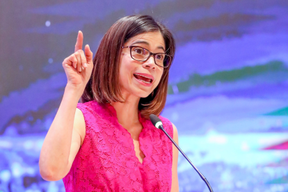 Esther Cuesta ocupó momentáneamente la presidencia de la Asamblea Nacional durante la campaña de primera vuelta de las elecciones de 2025.