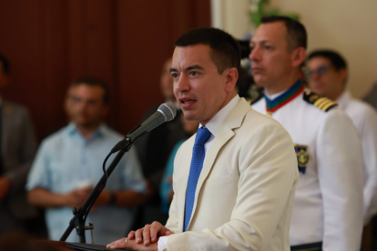 Daniel Noboa, presidente de Ecuador.