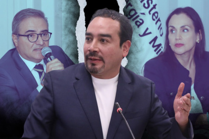 El asambleísta Juan Andrés González, representante del correísmo, anunció el pedido de juicio político contra la actual ministra de Energía y Minas, Inés Manzano, y el exministro Antonio Goncalves.