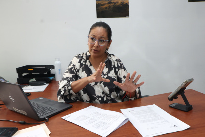 María Auxiliadora Jácome, directora de Gestión Ambiental de la Prefectura del Guayas.