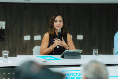 La noche del pasado 29 de julio, la prefecta Marcela Aguiñaga se refirió al proceso que atraviesa el paso a desnivel en la avenida del Bombero, en Los Ceibos.