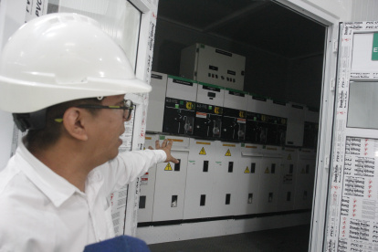 Equipo. Estación de monitoreo y potencia de energías. El proyecto se puso en marcha desde finales de mayo.