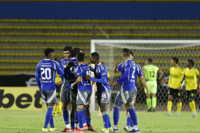 Toda la celebración de Emelec para el empate e ir a los penales.