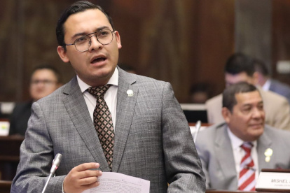 El asambleísta de ADN, Kevin Gallardo, planteó el archivo del proyecto de Ley para el Arbitraje Internacional.