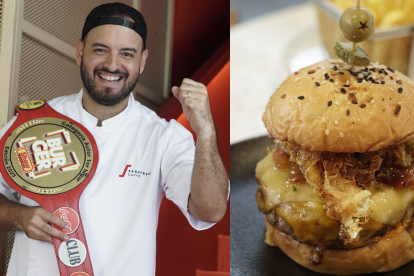 El chef Miranda y la Seggy Burger: la receta que conquistó el Burger Show 2025.
