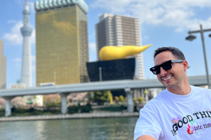 Eduardo Andrade en Japón.