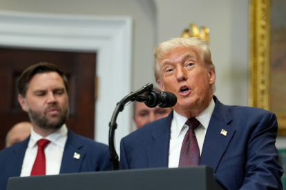 El presidente de Estados Unidos, Donald J. Trump, en Washington, este jueves 31 de julio de 2025.