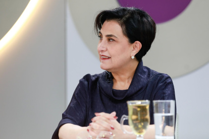 Gabriela Sommerfeld, canciller de Ecuador.