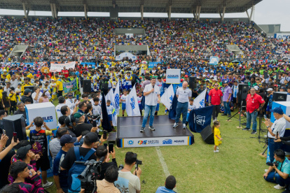 El torneo se lo inauguró en el estadio Chucho Benítez.