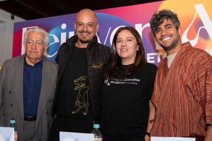 Pablo Guayasamín, Camilo Ramírez, Carolina Jiménez y Gabriel Juncal.