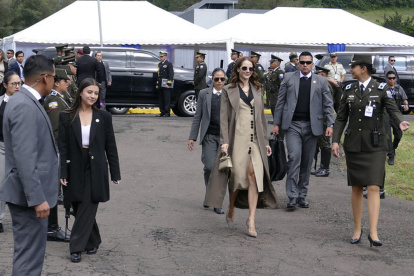 Rol. Lavinia Valbonesi, esposa del presidente Noboa, es una de las personas que recibe protección del estado.