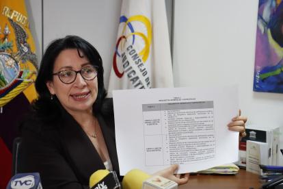 Solanda Goyes, vocal del Consejo de la Judicatura.