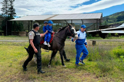 La Policía Nacional abre inscripciones para sus terapias gratuitas de equinoterapia en Quito