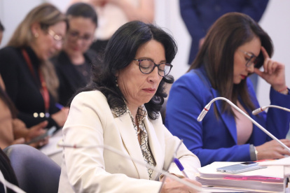 La vocal del Consejo de la Judicatura Solanda Goyes podría enfrentar al Pleno de la Asamblea si allí se aprueba su juicio político.