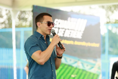 El presidente Daniel Noboa busca “enterrar el pasado” y construir un nuevo futuro con la Consulta 2025.