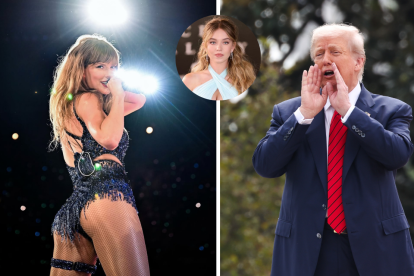 Taylor Swift, Donald Trump y Sydney Sweeney protagonizan el más reciente cruce entre política, cultura pop y polémica publicitaria en Estados Unidos.