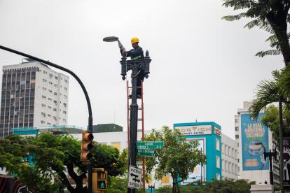 Cambio de luminarias.