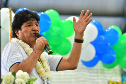 El expresidente de Bolivia Evo Morales.