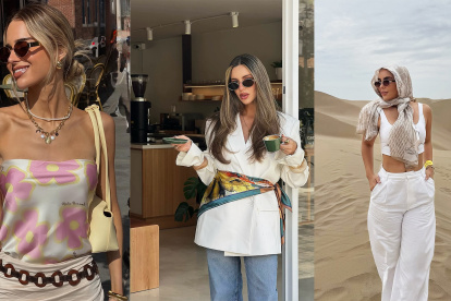 Ariana Altuve, Sara Granja y Nicole Pinilla son algunas de las influencers que lucen el pañuelo en sus looks diarios.