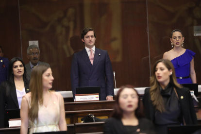 Esteban Torres, asambleísta de ADN, fue el encargado de presentar el informe para segundo debate de la reforma constitucional.