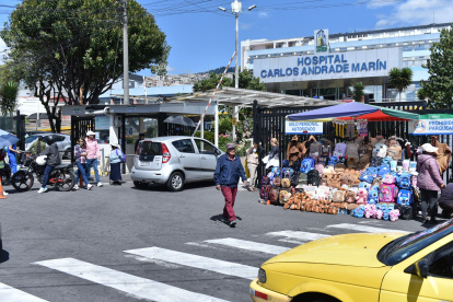 Seguridad. El Hospital de Especialidades Carlos Andrade Marín (HCAM) es uno de los más grandes del país.