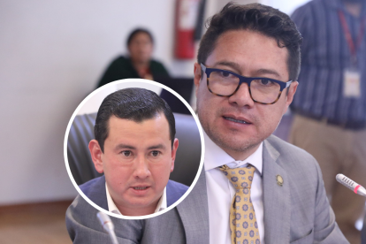 El asambleísta del correísmo Héctor Rodríguez anunció la denuncia penal contra el legislador Ferdinan Álvarez, de ADN.