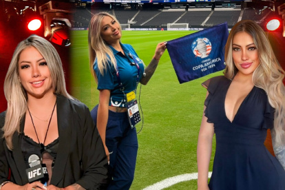 Jacque Enríquez periodista deportiva ecuatoriana especializada en UFC y fútbol.