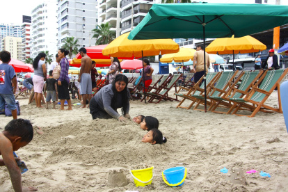 En Santa Elena los turistas empezaron a llegar desde  el 8 de agosto de 2025.