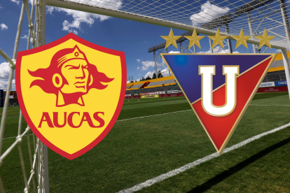 Aucas recibe a Liga de Quito en el estadio Gonzalo Pozo Ripalda.