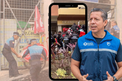 La polémica terminó con la devolución del carrito al comerciante.