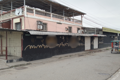 Escena del crimen en Santa Lucía, donde seis personas fueron asesinadas la madrugada del domingo.