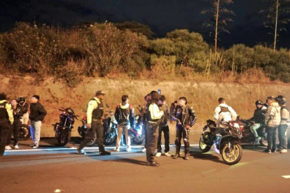 Controles. Los operativos en el valle dejaron siete motos retenidas y dos personas detenidas.