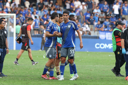 La reacción de José Cevallos al terminar el cotejo ante Deportivo Cuenca.