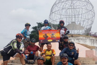 Los integrantes del colectivo pedalearon 25 kilómetros.
