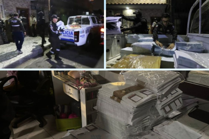 Antecedentes. En julio pasado, la Policía halló viviendas en Guayaquil y Durán que guardaban sellos y documentación vehicular falsa.