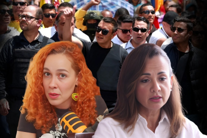 Alondra Santiago reaccionó en su programa a las declaraciones de Marcela Aguiñaga sobre la marcha de Daniel Noboa contra los jueces de la Corte Constitucional.