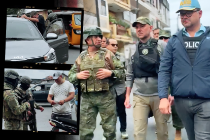 El Ministro de Defensa, Gian Carlo Loffredo, participó del operativo.