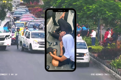 Los dos sujetos fueron detenidos en la avenida Kennedy.