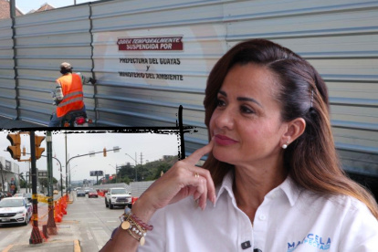 La prefecta Marcela Aguiñaga señaló que la paralización de los pasos elevados ha provocado tráfico y malestar entre los ciudadanos, aunque aclaró que esta situación no fue intencional por parte de la Prefectura.