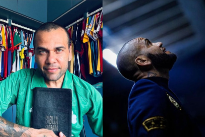 Dani Alves y sus fotos que sorprenden al mundo.