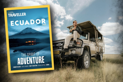 La imagen del volcán Cotopaxi reflejado en una laguna, tomada por Erick Ramos, fue seleccionada como portada de National Geographic. Un paisaje que representa la inmensidad natural del Ecuador.