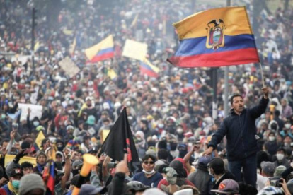 Leonidas Iza convocó a una movilización para este jueves 14 de agosto a las 16:00 en el Parque El Arbolito, en el centro-norte de Quito.