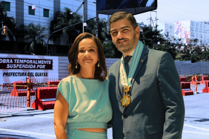 Aquiles Álvarez y Marcela Aguiñaga se enfrentan por el Caso Los Ceibos.