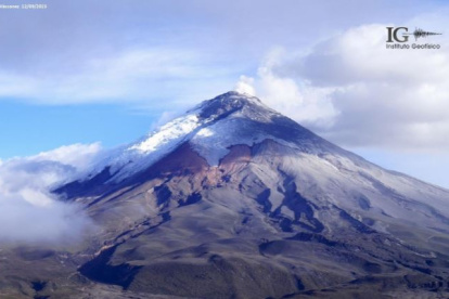 Referencia. Un sismo de 4.8 grados y 70 réplicas remeció Pichincha. El Instituto Geofísico advierte posible impacto en el volcán Cotopaxi.