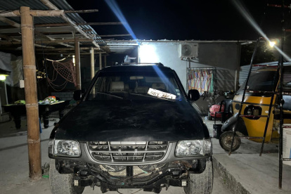 Evidencia. Este habría sido el vehículo utilizado para cometer el crimen.