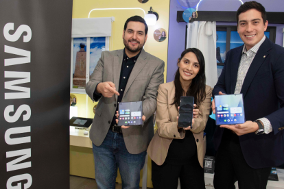 Carlos Zapata, María José Bravo y Philippe Cisneros.