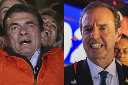 Rodrigo Paz Pereira (i) y Jorge Quiroga disputarán la Presidencia de Bolivia en el balotaje del 19 de octubre de 2025.