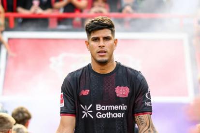 Piero Hincapié, defensa del Bayer Leverkusen.