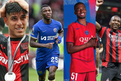 Piero Hincapié, Moisés Caicedo, Willian Pacho y Pervis Estupiñán figuras de Ecuador en Europa