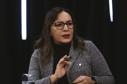 La ministra de Gobierno Zaida Rovira se refirió al diálogo con Pachakutik en la Asamblea.